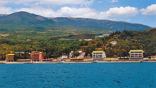Артек, вид с моря